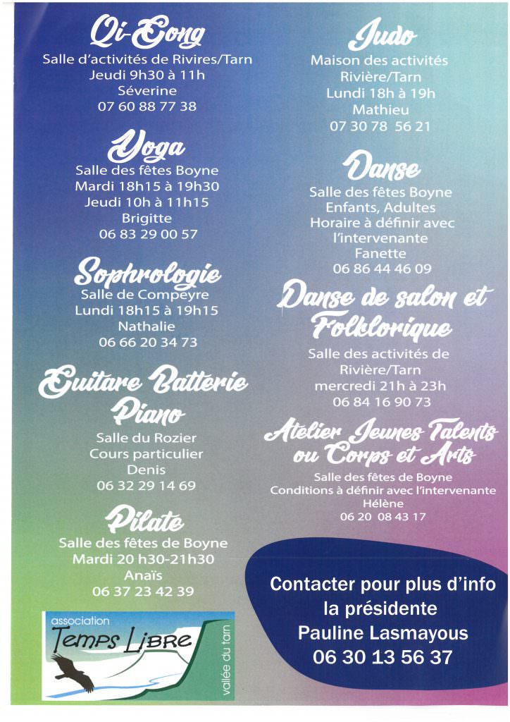 Temps libre 2022