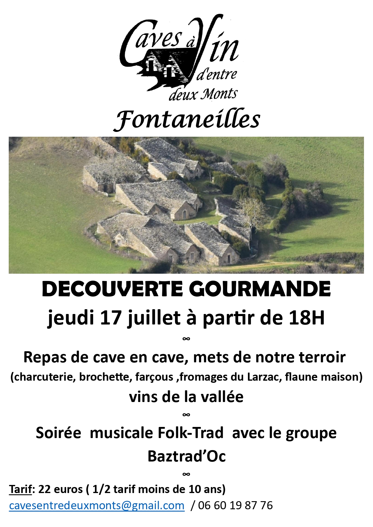 Lire la suite à propos de l’article ASSOCIATION DES CAVES D’ENTRE-DEUX-MONTS  Animations 2025
