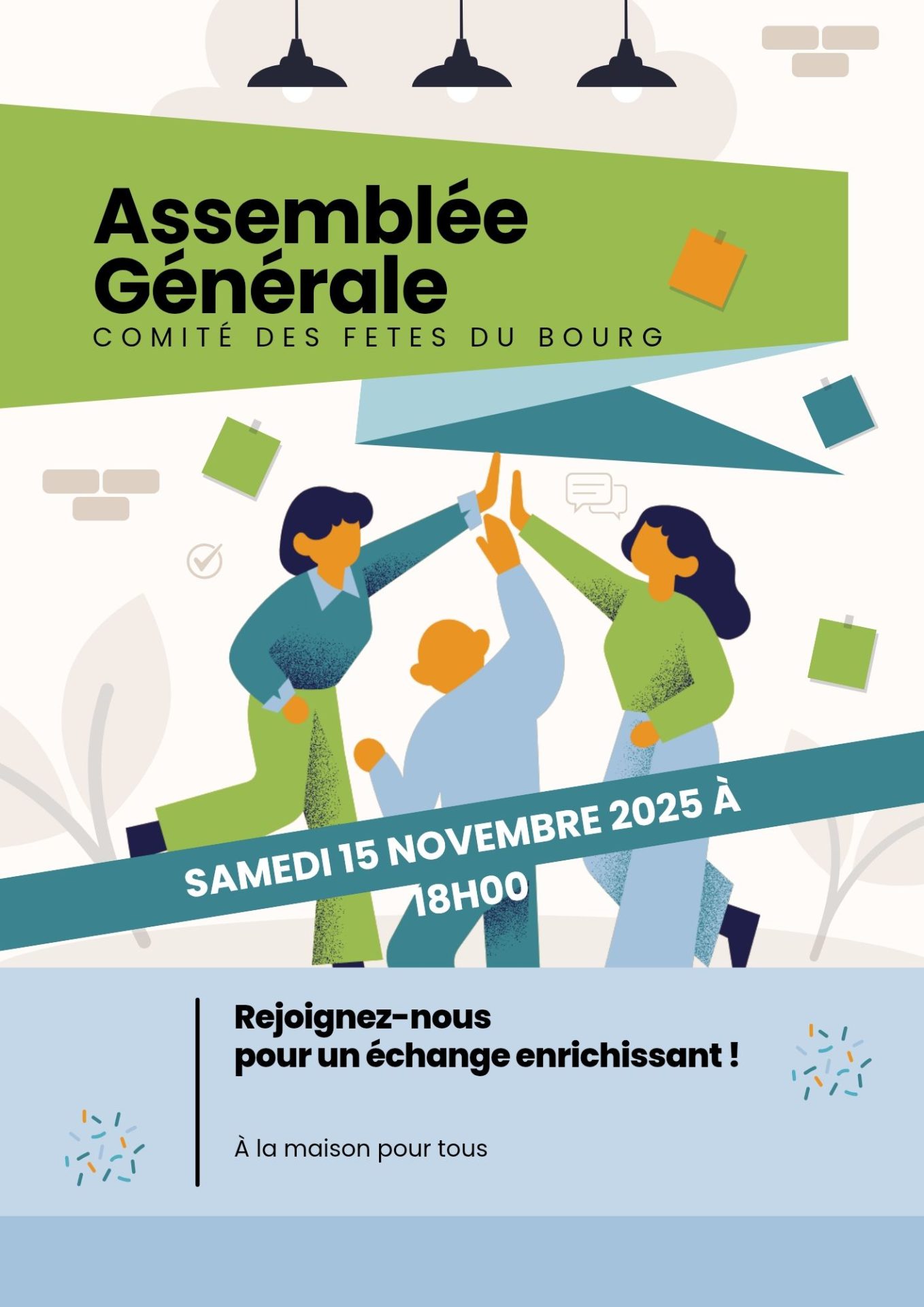 Lire la suite à propos de l’article LE BOURG : Assemblée Générale du Comité des Fêtes le 15 novembre